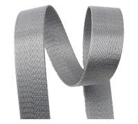 DTKJ Sangle en nylon lourd de 25 mm, motif chevrons, ruban de dentelle pour couture, accessoires de ceinture, 9,1 m par lot, gris, 25 mm,