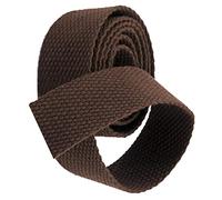 DTKJ Sangles en coton de 50 mm pour sacs, ruban de sac à dos, ceinture, ruban de liaison, ruban de 9,1 m par rouleau, café, taille unique