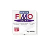 STAEDTLER Pâte à modeler à cuire Fimo Soft bloc 56 g blanc