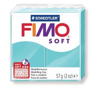 STAEDTLER Pâte à modeler à cuire Fimo Soft bloc 56 g menthe