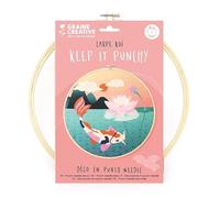 Kit punch needle carpe koi