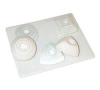 "DTM - Moule thermoformé, thème "" 3 bourgeoirs """ G