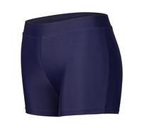 Dtone Short de Danse Court Gymnastique Athlétique Paillettes Tumbling Pantalon, Bleu marine, 9-10 ans