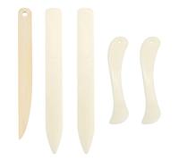 Dtoterul 5 Pièces Plioir en Os pour Papier, Plioir Scrapbooking, Plieur à Papier en Os, Pliage Outil À Plier Le Papier, Plieuse À Os Creaser, Pour Plier le Papier de Carte/Lignes de Marquage