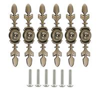 Dtoterul bouton commode 6 Pièces Boutons de Porte Bouton de Tiroir Poignee de Meuble Vintage Poignées de Placard Bouton de Porte Vintage Boutons de Poignée,Poignées de Tirage pour Armoire avec Vis