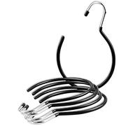 Dtoterul Cintre d'Écharpe Rond 5 Pièce Porte Foulard Cintre Cravate Porte Cravate Cintre Foulard Anneaux Rangement Foulard Crochets Anneaux Suspendus Porte Écharpe pour Ceintures Chapeau