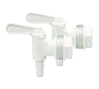 Dtoterul Robinet d'eau en Plastique 2 Pièces Robinet D'embouteillage en Plastique Seau D'embouteillage Robinet Robinet de Seau à la Maison Robinet d'eau de Rechange pour Seau de Fermentation Homebrew