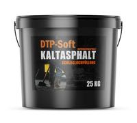 DTP-SOFT Asphalte à froid 25 kg dans un seau 25 kg d'asphalte froid de 0 à 8 mm - Asphalte de réparation, mélange à froid - 25 kg