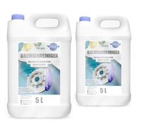 DTP-SOFT Lot de 2 nettoyants de freins de 5 l - Sans acétone - Sans acétone - Nettoyant de montage - Sans acétone - 10 l