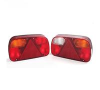 Dtpnoa Feux arrières Auto 1 Jeu Feux Arrière 12V Pour Voiture Camion Feu Stop Feu Brouillard Faisceau Câbles Câble 5,5M 7 Broches Remorque Caravane Camion