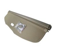 Dtpnoa Housse Colis Cargo Cache-Bagages Arrière pour VW pour Polo 2011-2020 Rideau De Séparation Stores Occultants Accessoires Sécurité Cache-Bagages(Beige)