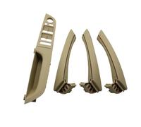 Dtpnoa poignées intérieures voiture Poignée De Porte Intérieure En Plastique Avec Garniture De Protection Complète Pour BMW Série 3 E90 E91 316 318 320 325 328i(Beige 37.5 High-end)