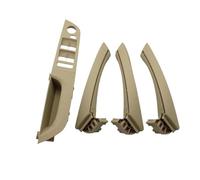 Dtpnoa poignées intérieures voiture Poignée De Porte Intérieure En Plastique Avec Garniture De Protection Complète Pour BMW Série 3 E90 E91 316 318 320 325 328i(Beige 35.5 Low-end)