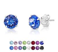 DTPsilver - Bleu - Boucle doreille Bleu - Boucles d'oreilles Femme Bleu - Boucle d'oreille Bleu - Bijoux Bleu - Boucle doreille Bleu Roi - Boucles doreilles Femme Argent et Bleu - Saphir Bleu - Saphir