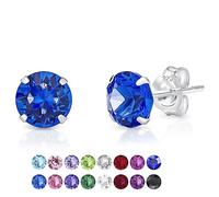 DTPsilver - Bleu - Boucle doreille Bleu - Boucles d'oreilles Femme Bleu - Boucle d'oreille Bleu - Bijoux Bleu - Boucle doreille Bleu Roi - Boucles doreilles Femme Argent et Bleu - Saphir Bleu - Saphir