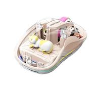 DTREELS B2G2 Souris rechargeable 3 modes avec affichage de l'alimentation Tablettes ordinateur portable enfants