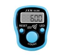 DTREELS Compteur de doigt électronique, compteur numérique LCD, compteur de doigts, compteur de main électronique, affichage des chiffres réinitialisables, pour musulmans, traqueur de golf, tricot