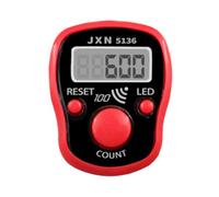 DTREELS Compteur de doigt électronique, compteur numérique LCD, compteur de doigts, compteur de main électronique, affichage des chiffres réinitialisables, pour musulmans, traqueur de golf, tricot