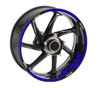 DTSGCX Kit d'autocollants Autocollants De Jantes De Motos, Autocollants Décoratifs Réfléchissants pour Jantes, Accessoires pour Y&amaha X-Max 125 250 300 400(Style 4)