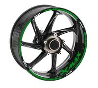 DTSGCX Kit d'autocollants Autocollants De Jantes De Motos, Autocollants Décoratifs Réfléchissants pour Jantes, Accessoires pour Y&amaha X-Max 125 250 300 400(Style 2)