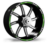 DTSGCX Kit d'autocollants Autocollants Réfléchissants Et Imperméables pour Jantes De Moto pour K&awasaki Z650(Style 3)