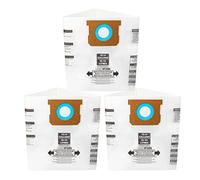 DTTEOME Lot de 3 sacs filtrants jetables pour aspirateur de 35,5 à 45,6 litres - Type F 90662 9066200 9066233, Type I 90672 9067200 9067233, VF2005