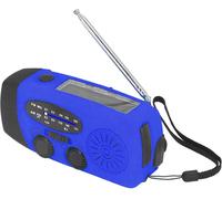 DTUB-Radio Solaire Ipx3 Étanche À Manivelle,Lanterne Multifonctionnelle Avec Chargement Usb Portable Pour Le Camping (Modèle Européen)