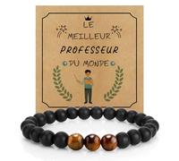 DTUIEUI Cadeau Maitresse - Bracelet et Bijoux pour Enseignant D'école, Cadeau Merci