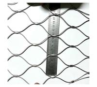 DTVEW 304 Grille Métallique Mesh Toile INOX, 5cm/1,5mm Filet pour Balcon