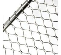 DTVEW Grillage Rigide, Grille Métallique, Grille Métallique Fine Maille, Filet De Sécurité for Garde-Corps D'extérieur, Filet De Protection D'escaliers De Balcon(0.8x1m/2.6x3.3ft)