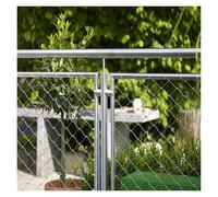 DTVEW Grillage Rigide, Mailles Grille MéTallique, Filet de Sécurité pour Balcon 6cm/1,5mm for Cloture, Séparation(0.8x9m)