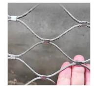 DTVEW Grille Métallique Maille Toile INOX, 6cm/2mm de Sécurité pour Rampe D'escalier, Filet Balcon Clôture Protection Animaux(1x29m)