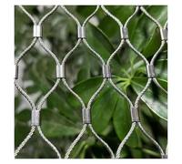 DTVEW Grille Métallique Maille Toile INOX, 6cm/2mm pour Garde-Corps D'extérieur Filet Anti-Chute Cage d'animaux(1.2x8m)
