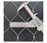 DTVEW Grille Métallique Maille Toile INOX, Filet Anti-Chute 7cm/1,5mm de Sécurité for Garde-Corps D'extérieur, Clôture Jardin(2x20m)