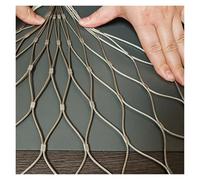 DTVEW Grille Métallique Maille Toile INOX, Grillage Jardin 9cm/2mm Filet de Clôture Durable pour Cerfs, Filet de Sécurité pour Balcon(1x8m)