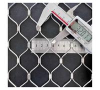 DTVEW Grille Métallique Mesh Toile INOX, Filet Anti-Chute 3cm/1,2mm pour Balcons et Escaliers, pour Cages d'animaux de Volailles(0.6x10m)