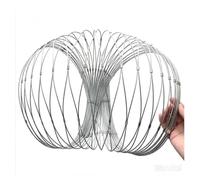 DTVEW Grille Métallique Mesh Toile INOX, Filet de Sécurité pour Balcon | 6cm/1,5mm Clôture de Protection Contre Les Animaux, pour Terrain de Football Ou Jardin, Personnalisable(0.8x20m)