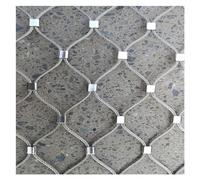 DTVEW Grille Métallique Mesh Toile INOX, Mesh Flexible de Corde d'acier Inoxydable, 6cm/1,5mm Clôture de Protection D'escalier Clôture de Jardin(1.5x6m/4.9x19.7ft)