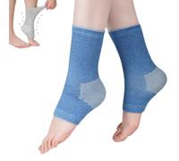 DTVKTZ One Compress Bamboo Foot Sleeves,2Pairs Ankle Brace Protection Socks for Women, Ankle Compression Socks for Swelling Sprain Plantar Fasciitis Relief (Blue,M)