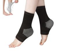 DTVKTZ One Compress Bamboo Foot Sleeves,2Pairs Ankle Brace Protection Socks for Women, Ankle Compression Socks for Swelling Sprain Plantar Fasciitis Relief (Coffee,L)