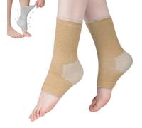 DTVKTZ One Compress Bamboo Foot Sleeves,2Pairs Ankle Brace Protection Socks for Women, Ankle Compression Socks for Swelling Sprain Plantar Fasciitis Relief (Skin,S)