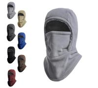 DTVKTZ Winter Warmth 2-in-1 Hat Face Mask, Unisex Windproof & Warm Balaclava, for Outdoor Activities Brave The Cold (Grey)
