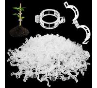 DTXYBC Lot de 200 Clips de Support de Plantes, Clips Tomate, Clips de Vigne, Support pour Plantes de Jardin Clips, Attacher des Plantes grimpantes pour légumes, Plantes, Jardinage