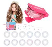 DTXYBC Machine a Strass pour Cheveux, Hair Bedazzler Kit avec 180 gemmes décoratives, Diamond Styler Kit, Machine à Cheveux Diamant, Kit de Bijoux de Jouets Créatifs pour Filles