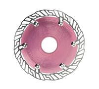 DTYBJN Disques de Verrouillage Moyen pour vélo, Coupe-Vent aérodynamique ultraléger, Freins à Disque pour vélo de Route, Triathlon, 160mm, 140mm(Pink 140mm)