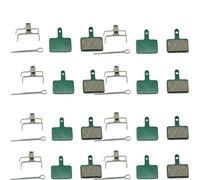 DTYBJN Plaquette Frein à Disque hydraulique de vélo adaptée pour Shimano M375 M445 M446 Deore MT200 SLX M6100 pièce de Disque de plaquette de Frein de vélo(Ceramic 8Pairs)