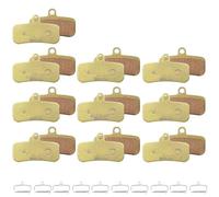 DTYBJN Plaquettes de Frein à Disque VTT adaptées pour Shimano D02S plaquette de Frein hydraulique Plaquettes de Frein de vélo adaptées pour M9120 M820 M810(Copper-Based 10Pairs)