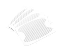 DTYBJN Poignée de porte pour Clanche de Portière Poignée Ensemble de 4 films de protection pour poignées de porte de voiture, effet fibre de carbone, résistants aux rayures.(Frame LHD)