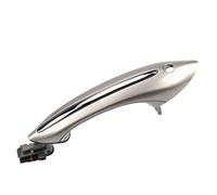 DTYBJN Poignée de porte pour Clanche de Portière Poignée Poignée de porte extérieure confort avec système d'accès sans clé pour BMW F02, F10, F06 et F07 (modèles 5, 6 et 7, 2011-2017)(Silver)