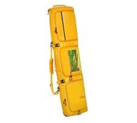 DTYBJN Skitasche Sac à Dos de Ski bandoulière étanche pour Raquettes à Neige, Sac pour Snowboard Simple ou Double, étui Universel à roulettes Housses à Skis(Yellow (150-165))